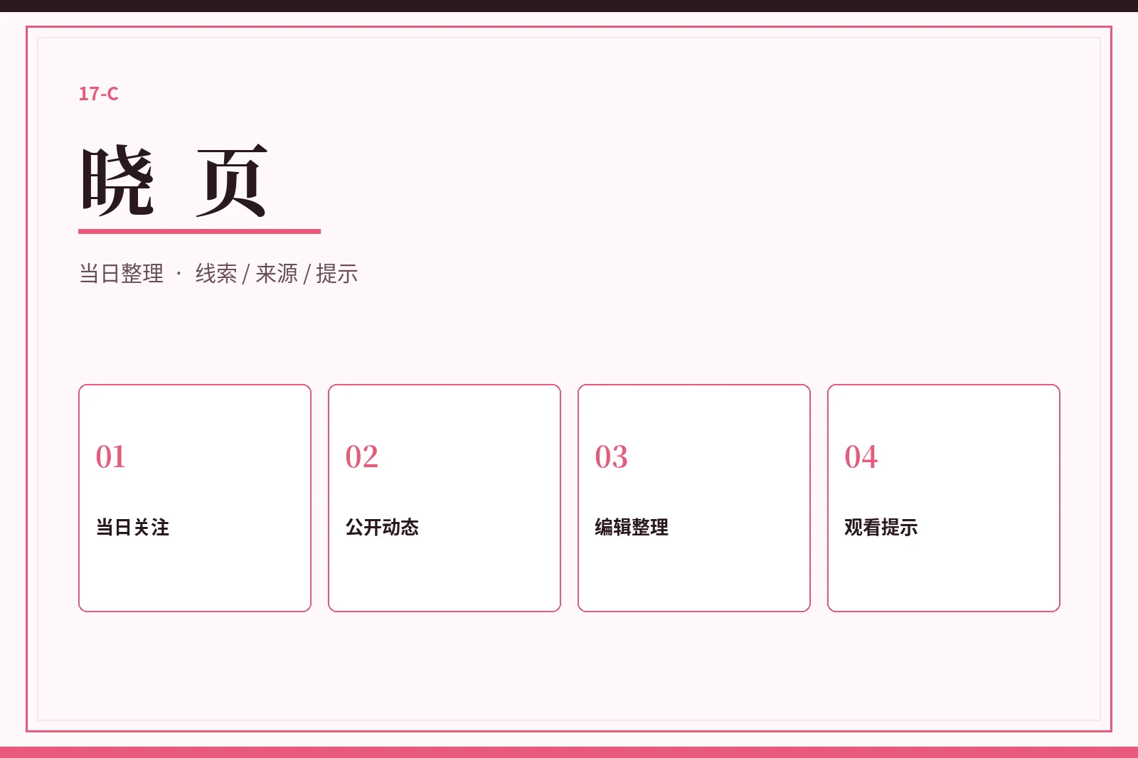 17C晓页导览